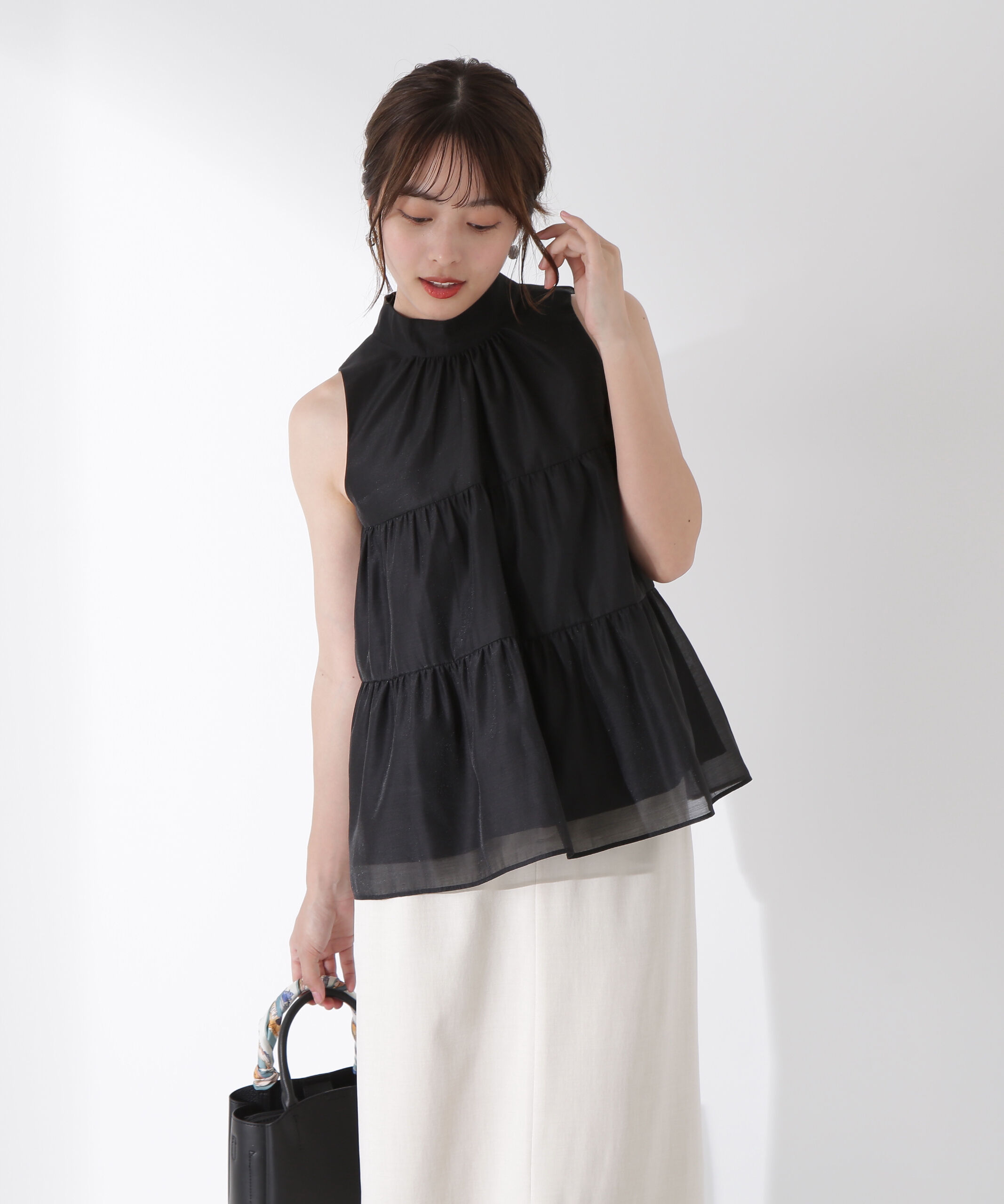 PROPORTION BODY DRESSING「ティアードボウタイブラウス」|シャツ・ブラウス|