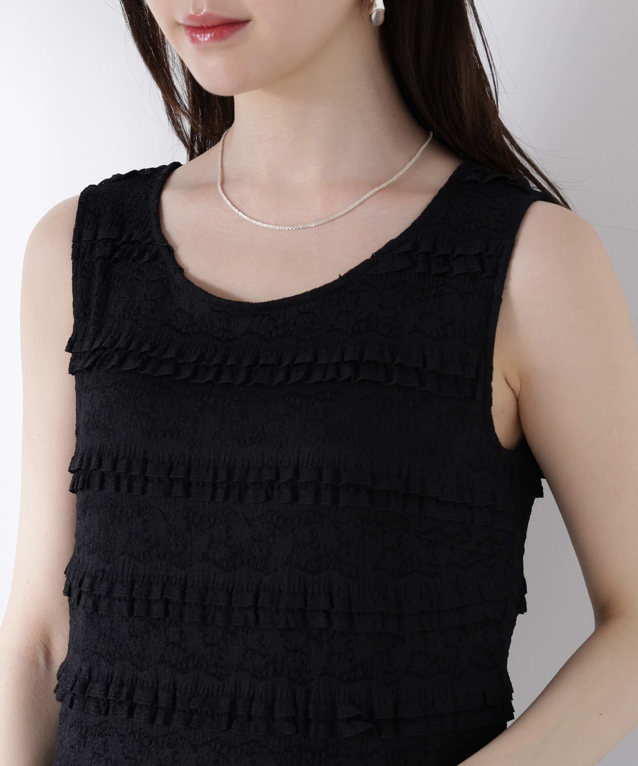 PROPORTION BODY DRESSING「カットレースノースリーブワンピース」|ワンピース|