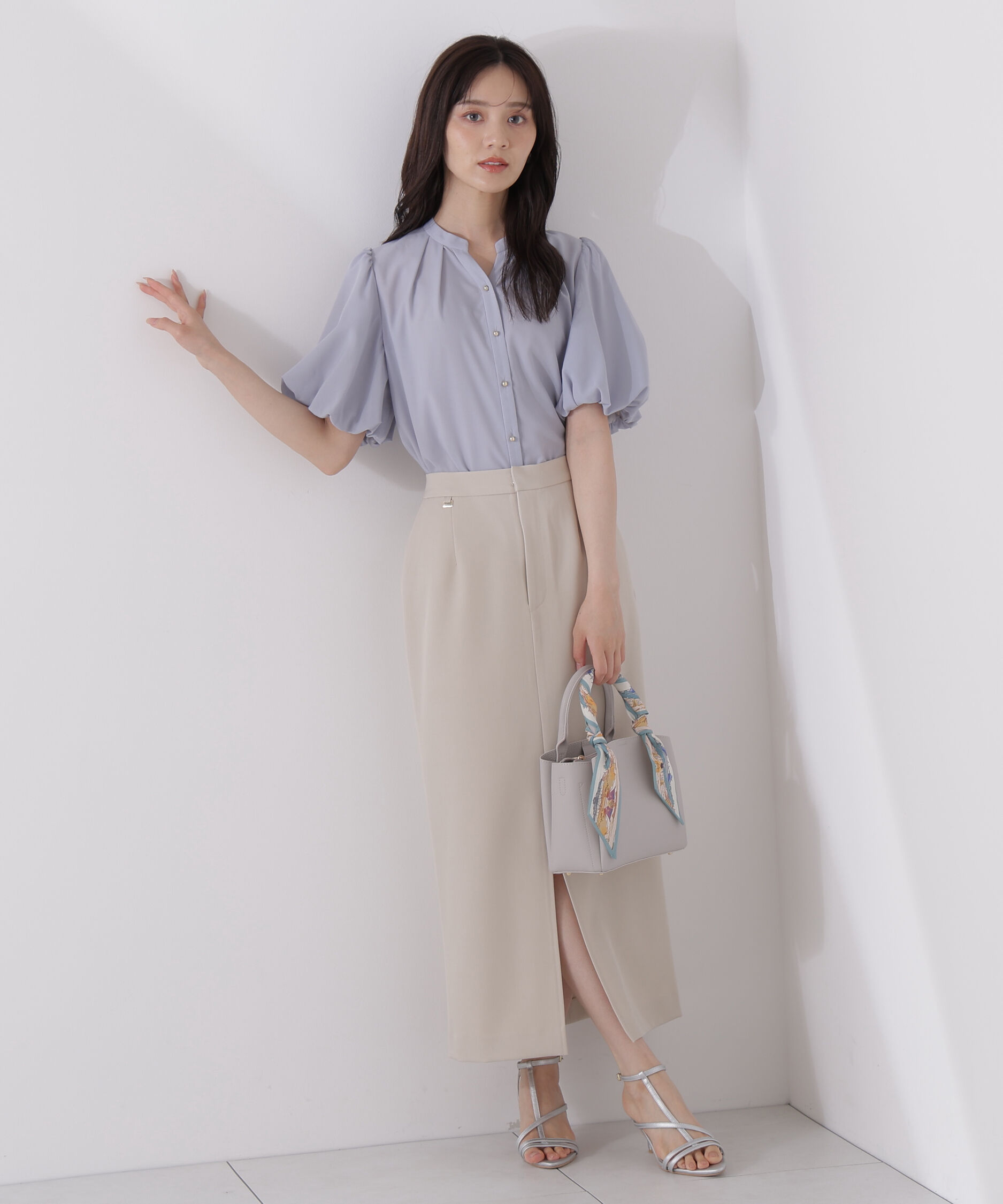 PROPORTION BODY DRESSING「＜ウォッシャブル＞バルーンタックブラウス」|シャツ・ブラウス|