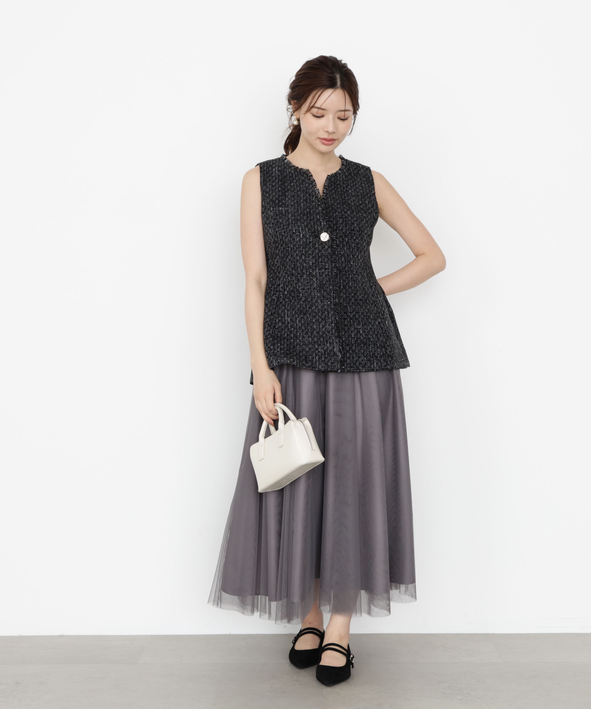 PROPORTION BODY DRESSING「チュールギャザースカート」|スカート|