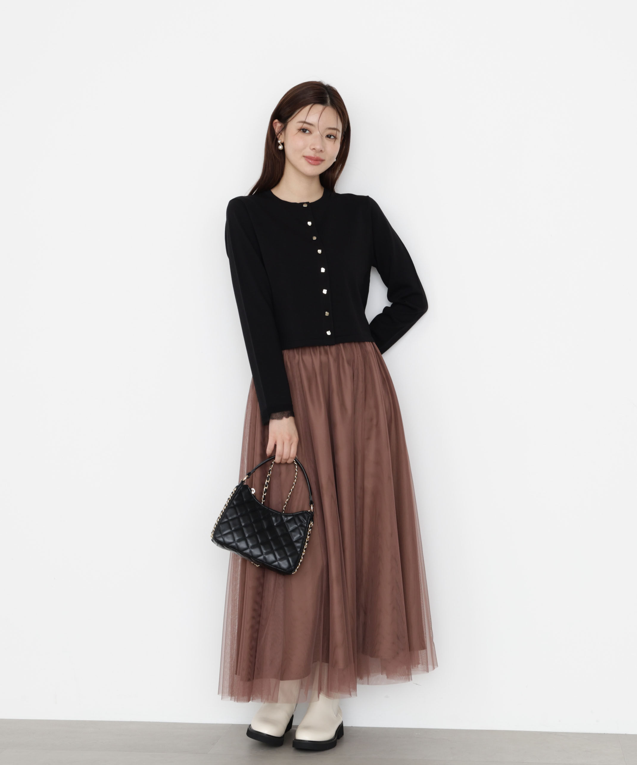 PROPORTION BODY DRESSING「チュールギャザースカート」|スカート|