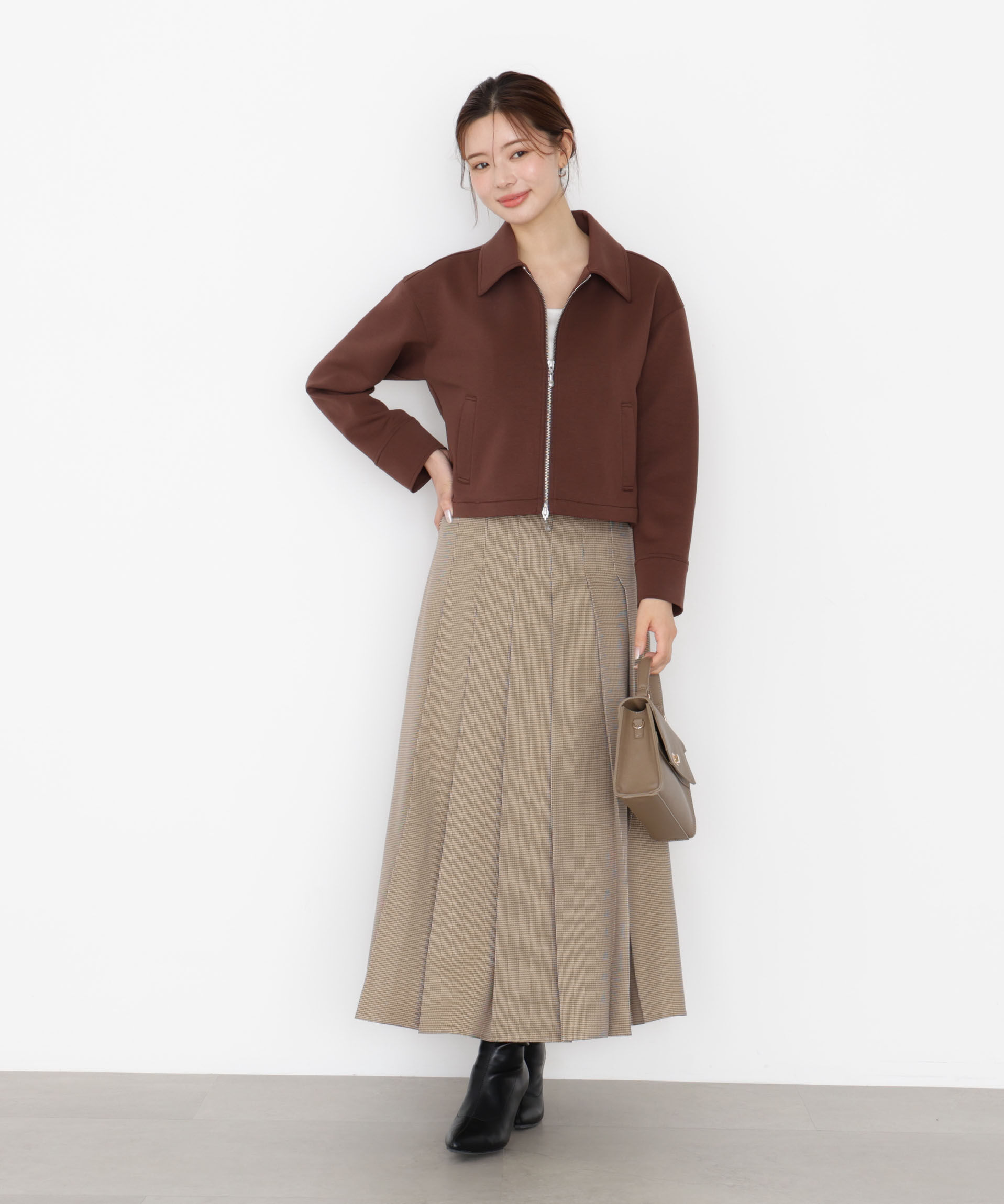 PROPORTION BODY DRESSING「オータムプリーツスカート」|スカート|