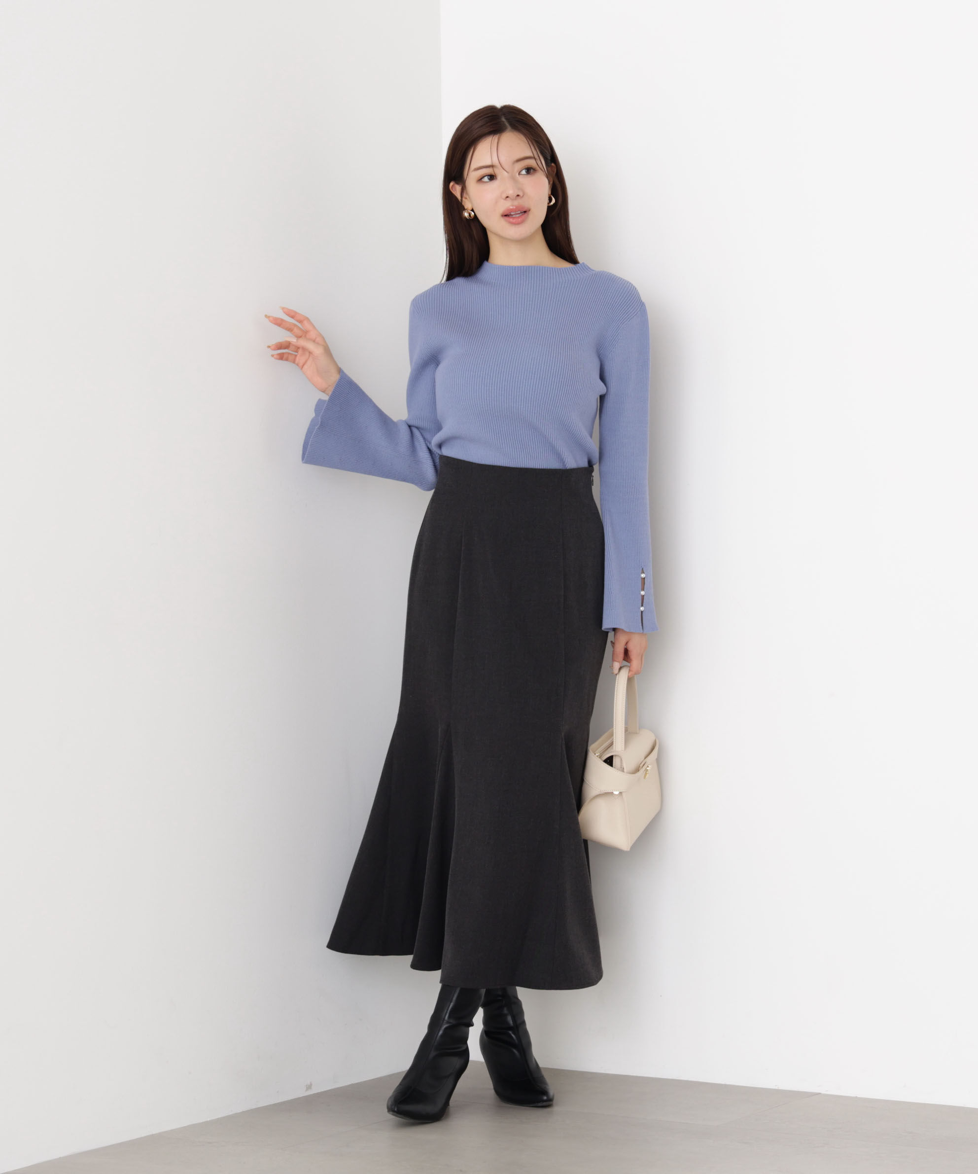 PROPORTION BODY DRESSING「＜ウォッシャブル＞ハイウエストマーメイドスカート 25AW」|スカート|