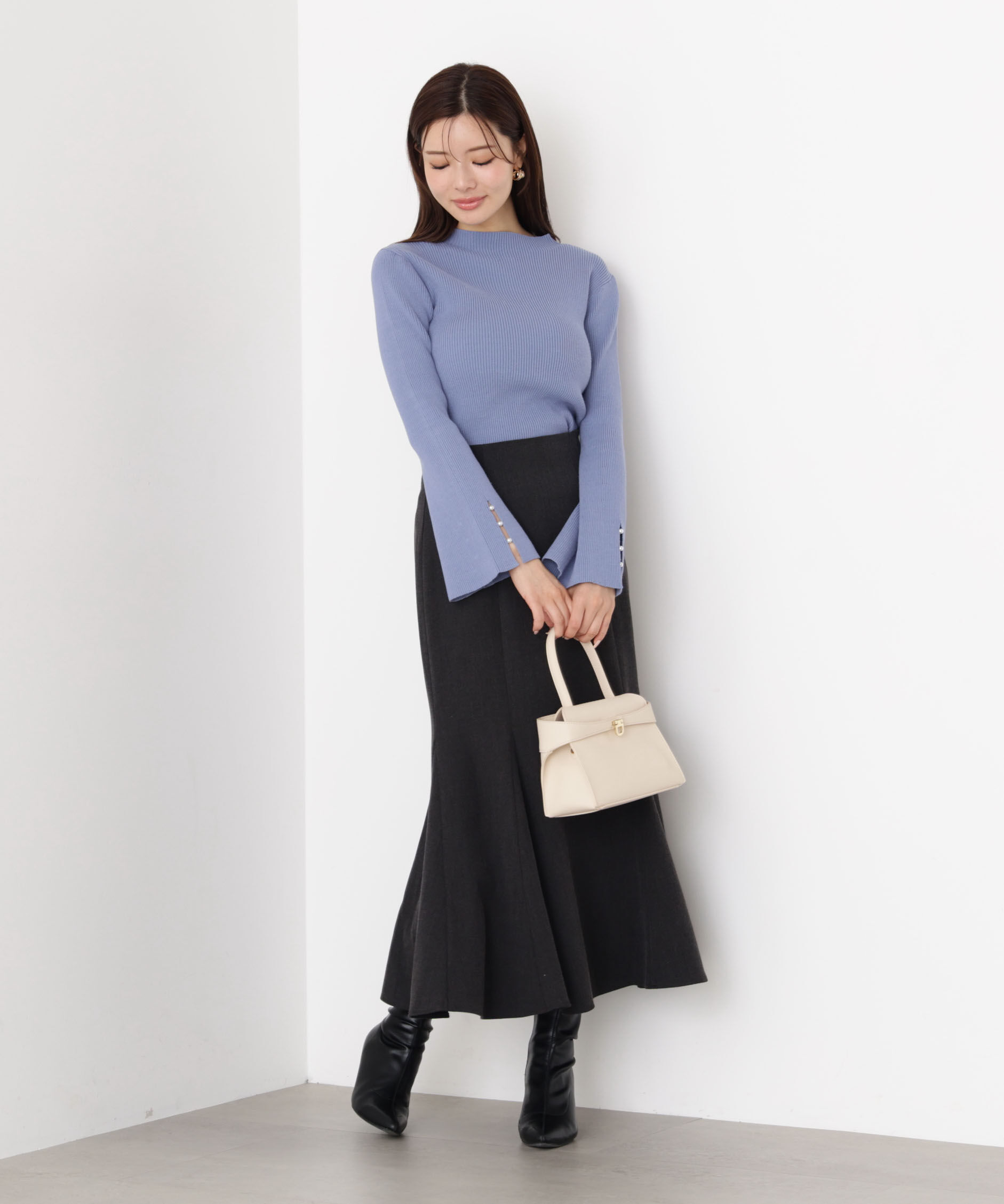 PROPORTION BODY DRESSING「＜ウォッシャブル＞ハイウエストマーメイドスカート 25AW」|スカート|