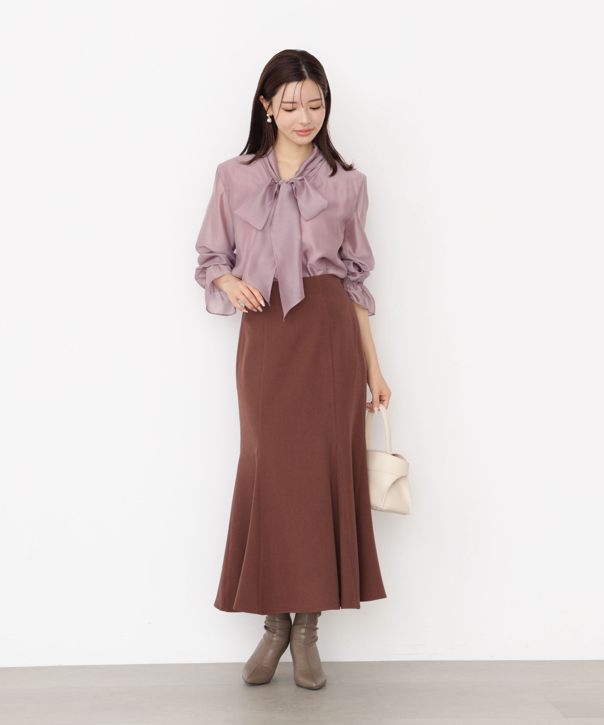 PROPORTION BODY DRESSING「＜ウォッシャブル＞ハイウエストマーメイドスカート 25AW」|スカート|