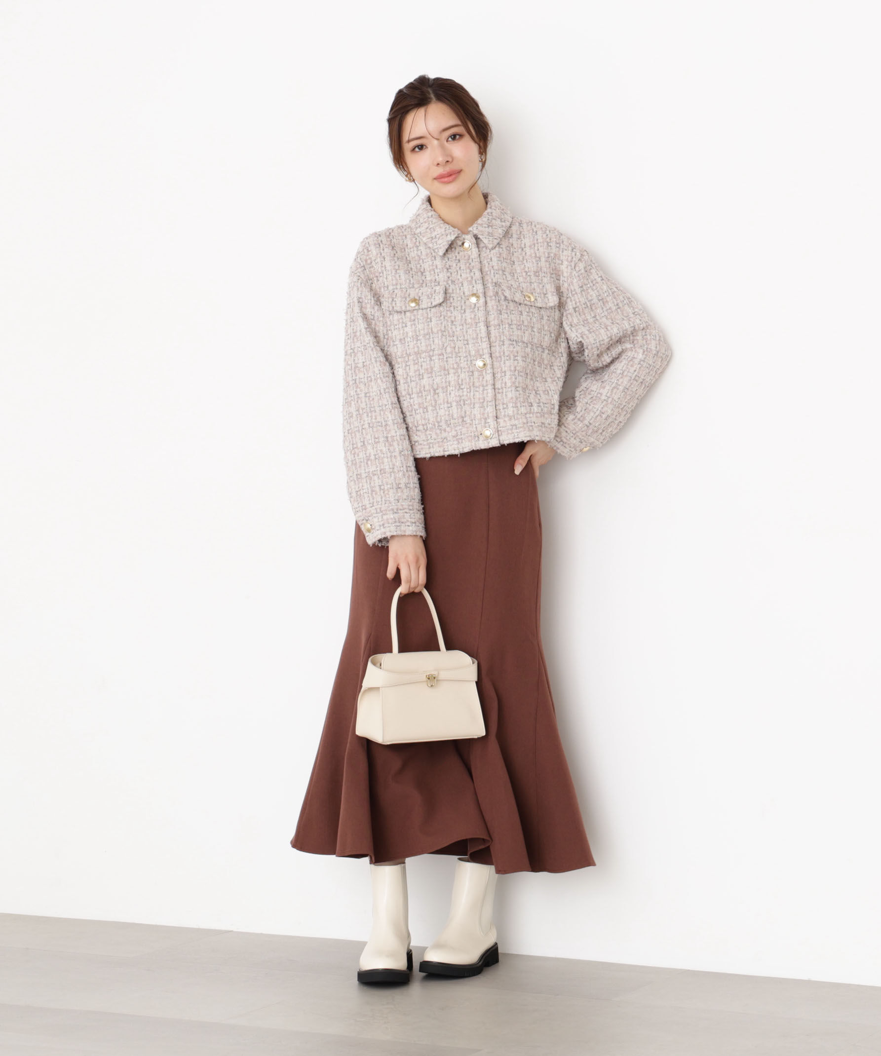 PROPORTION BODY DRESSING「＜ウォッシャブル＞ハイウエストマーメイドスカート 25AW」|スカート|