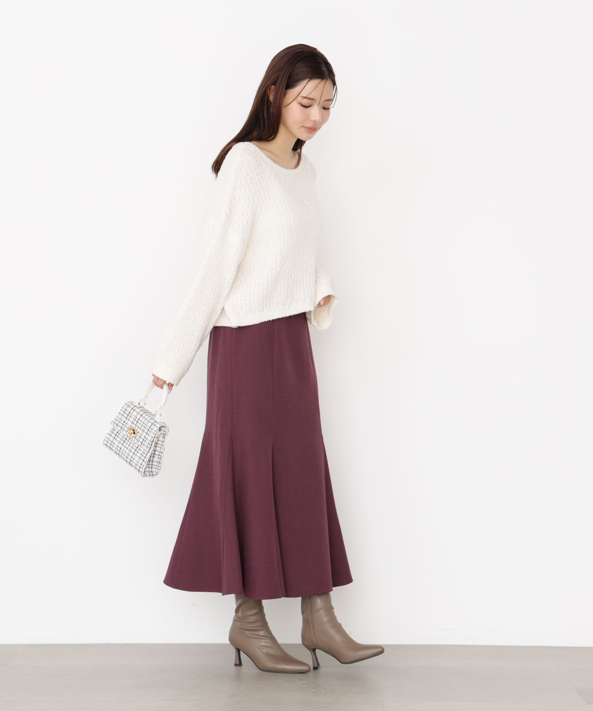 PROPORTION BODY DRESSING「＜ウォッシャブル＞ハイウエストマーメイドスカート 25AW」|スカート|
