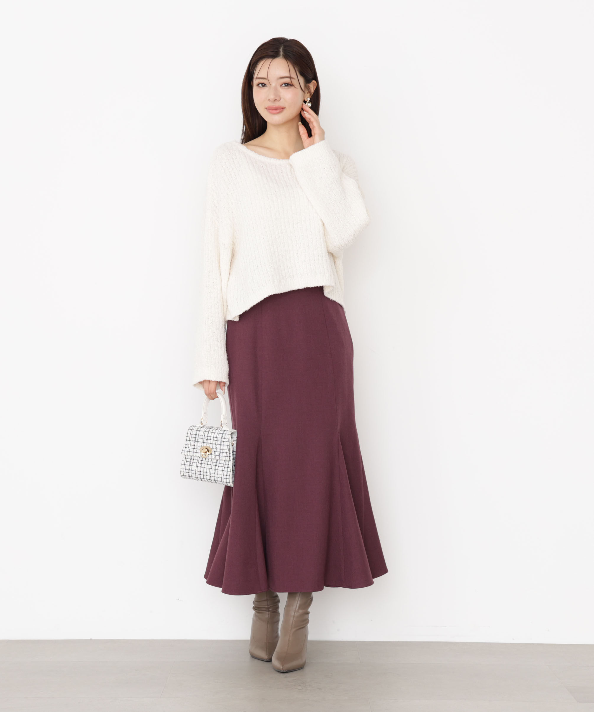 PROPORTION BODY DRESSING「＜ウォッシャブル＞ハイウエストマーメイドスカート 25AW」|スカート|