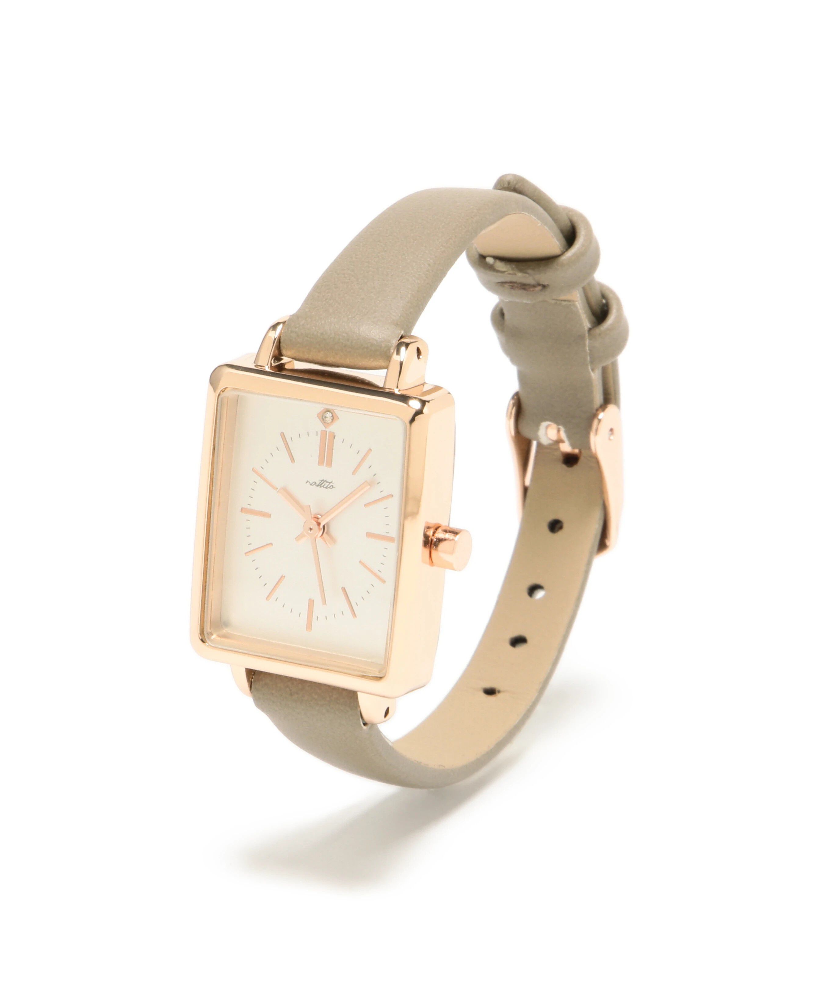 PROPORTION BODY DRESSING「スクエアダイヤルウォッチ」|その他|ベージュ