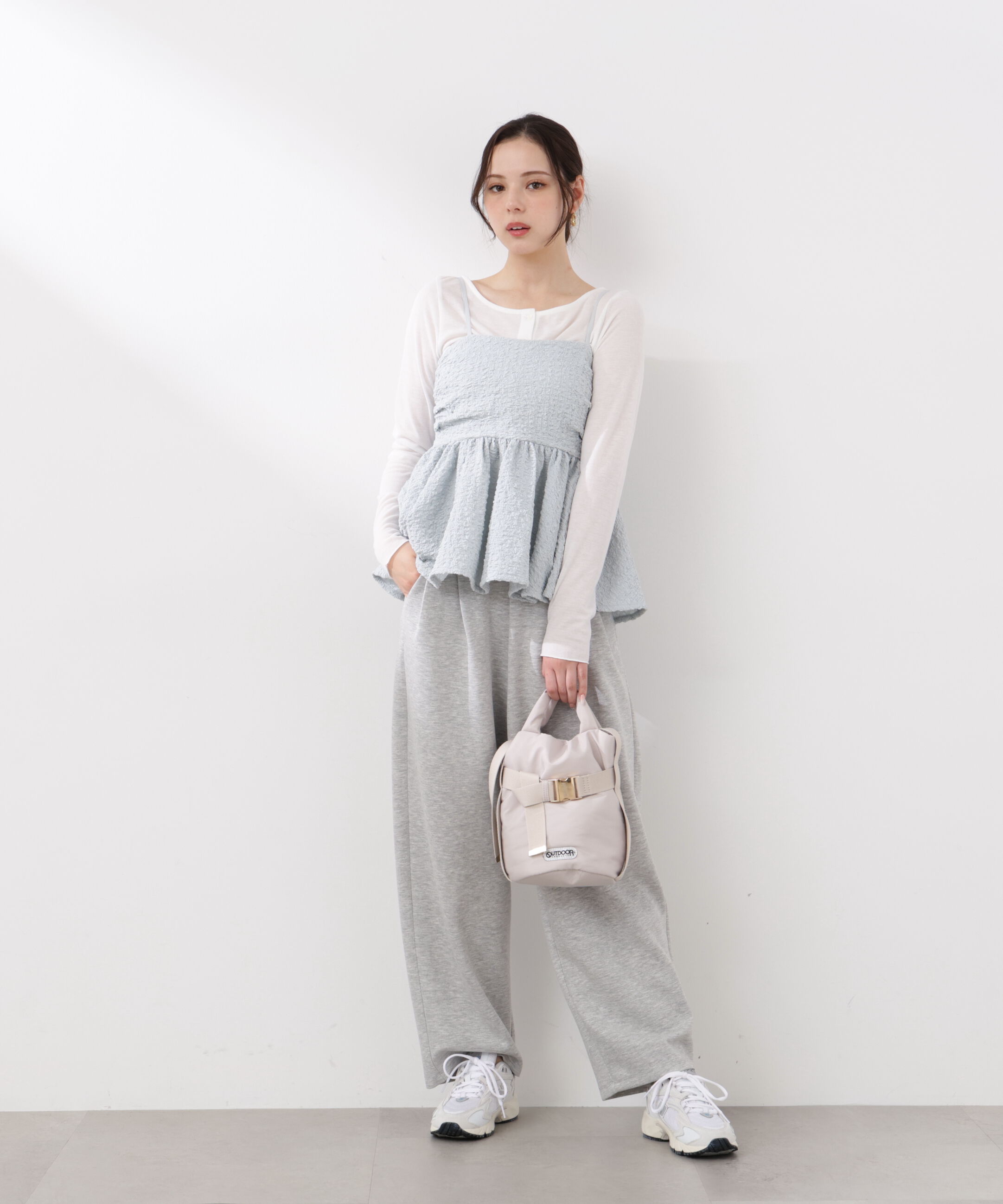 PROPORTION BODY DRESSING「〈a/mie〉カットイージータックパンツ　26SS」|その他|