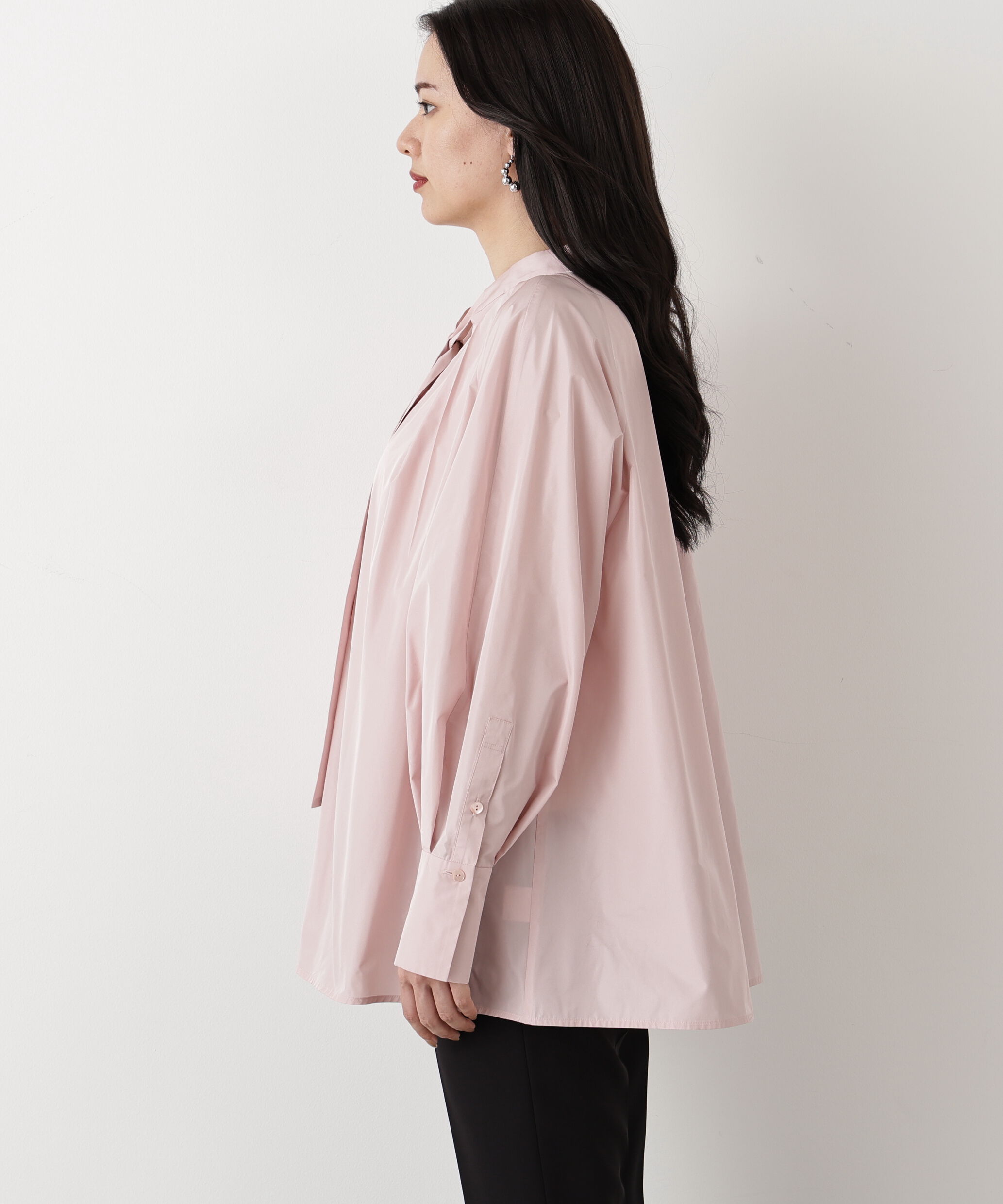  「◆タックフレアボウブラウス」|シャツ・ブラウス|