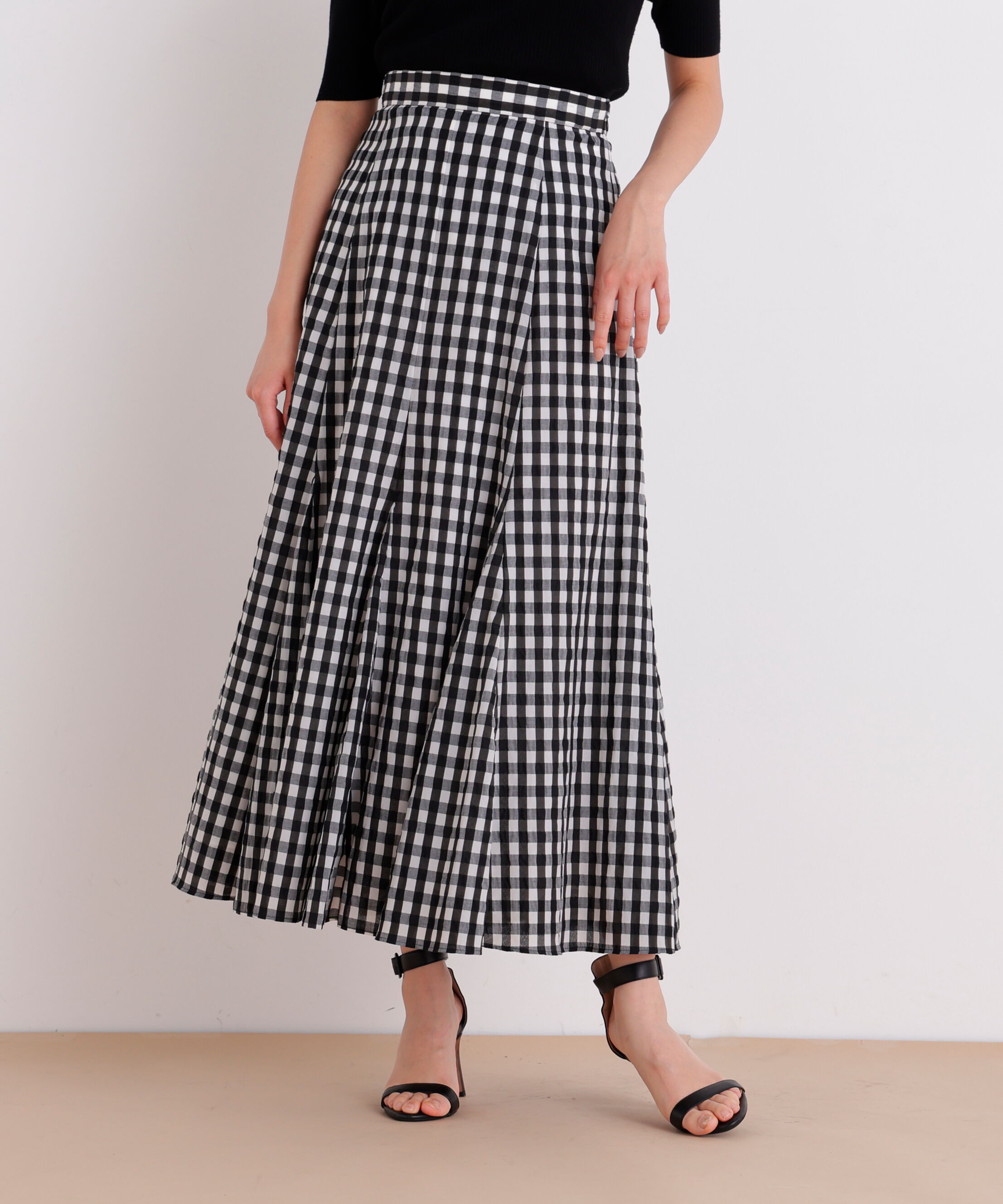  「シアーローンボリュームフレアースカート」|スカート|