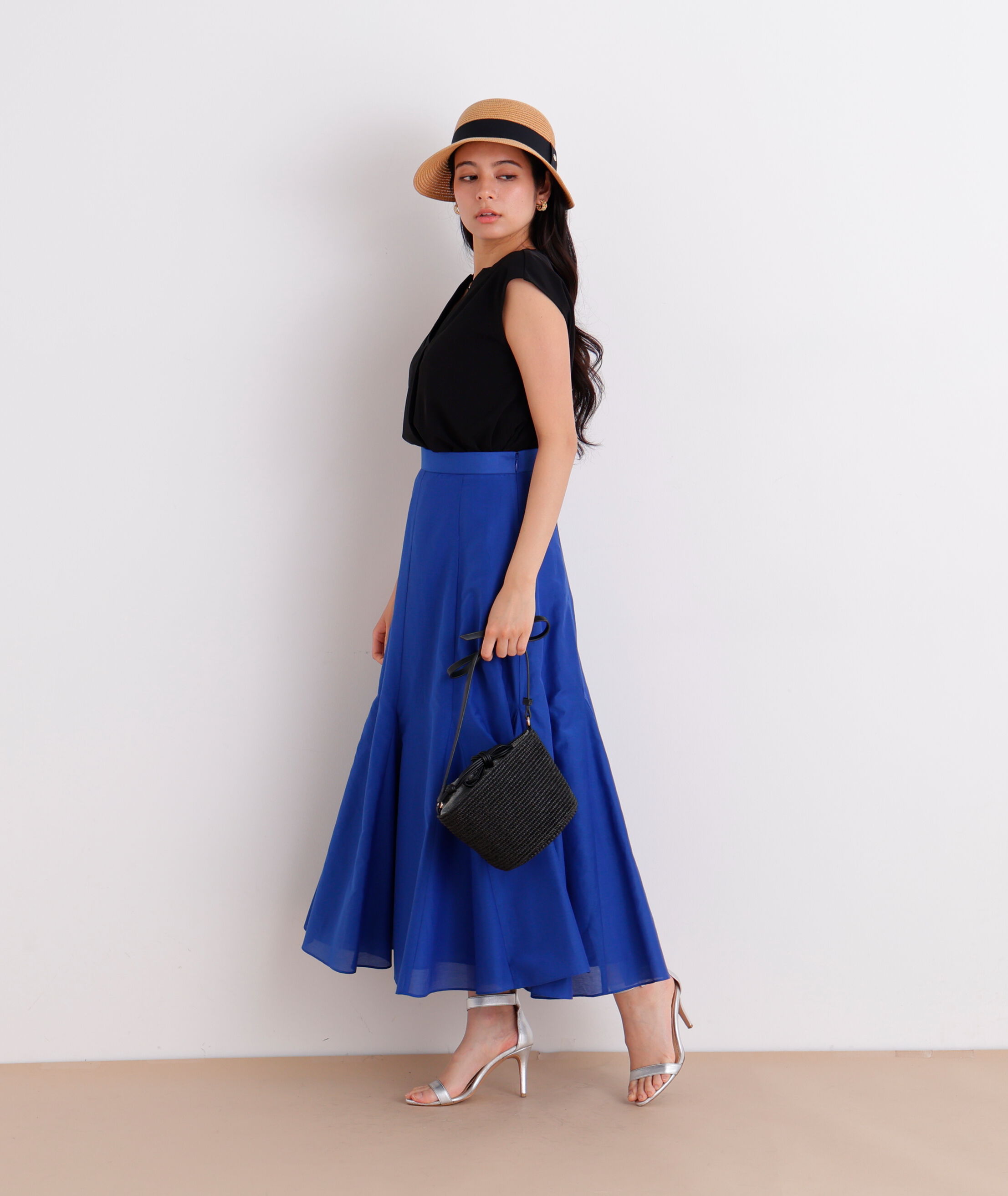  「シアーローンボリュームフレアースカート」|スカート|