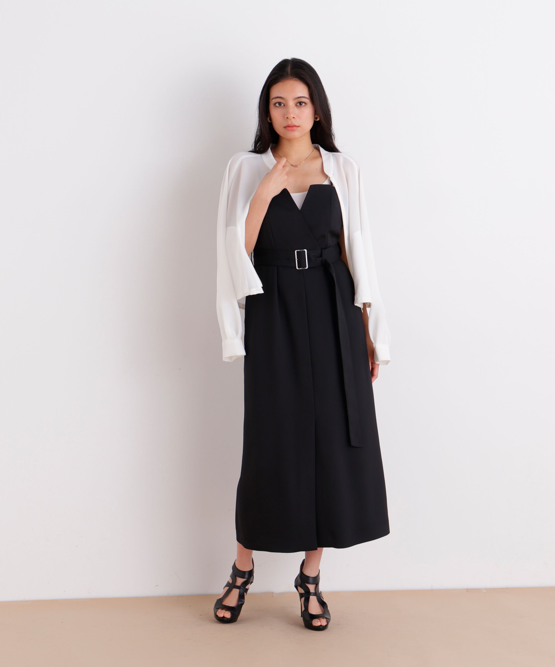  「ストラップジャンパースカート」|ワンピース|