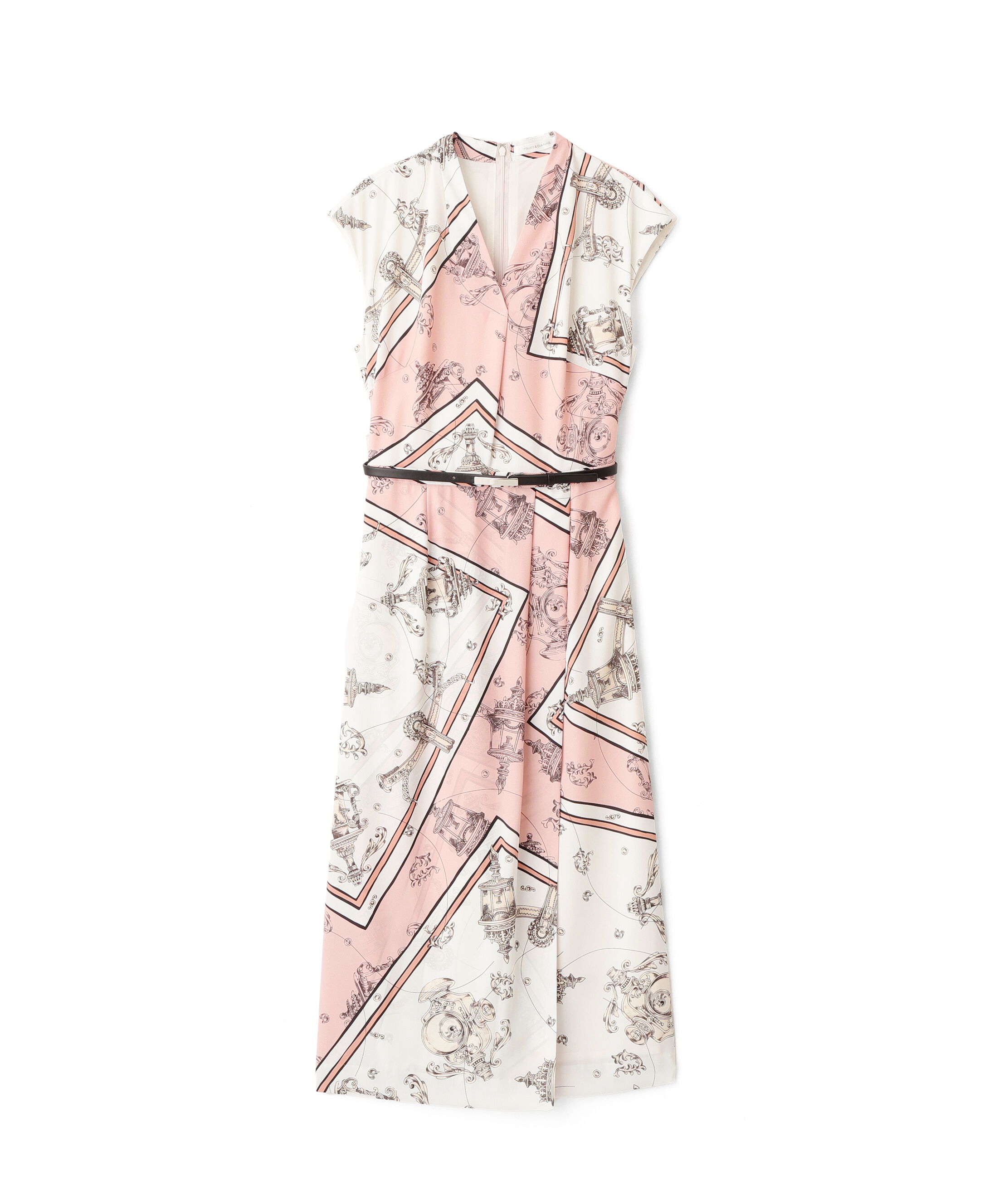  「バロックスカーフプリントワンピース」|ワンピース|