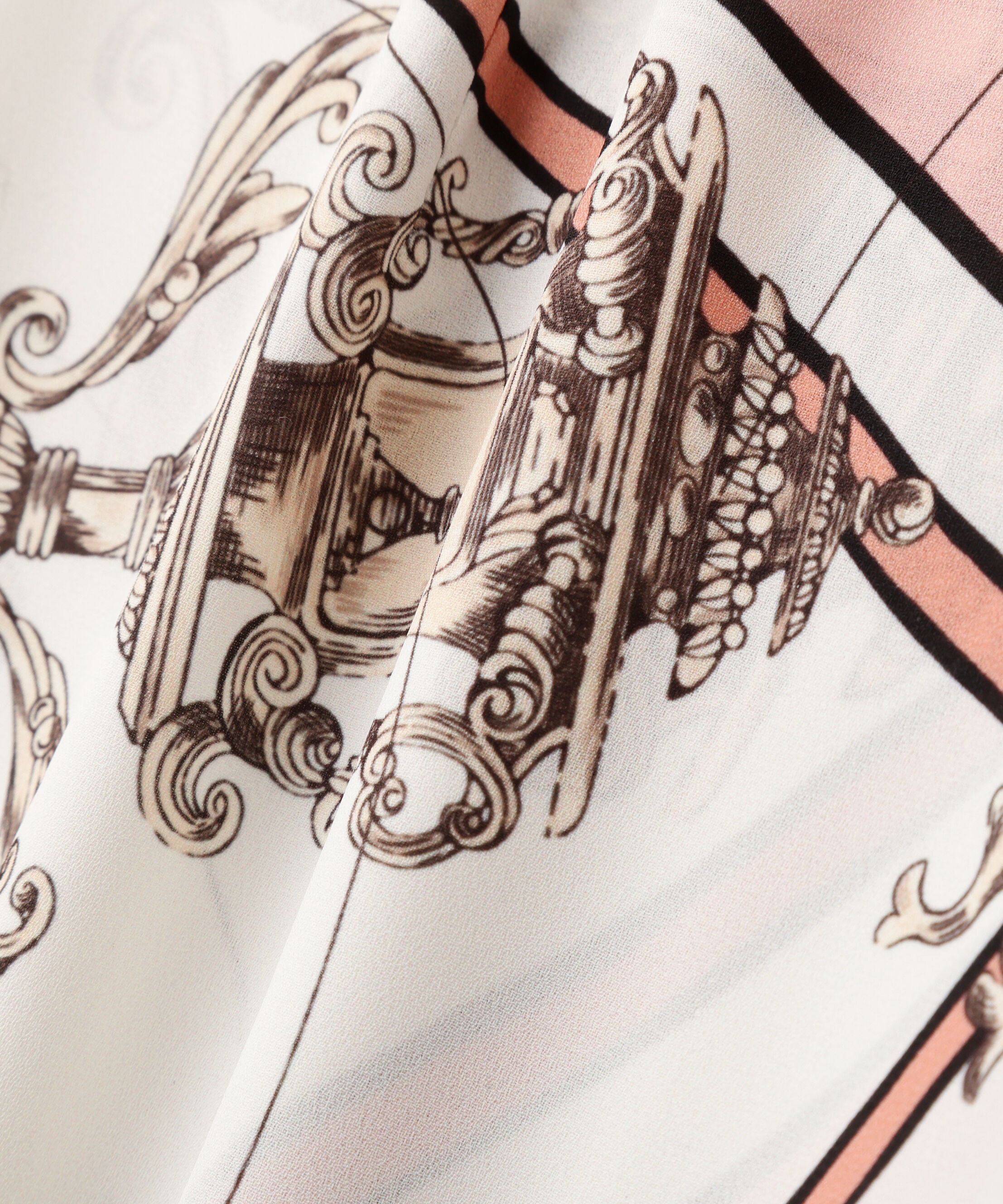  「バロックスカーフプリントワンピース」|ワンピース|