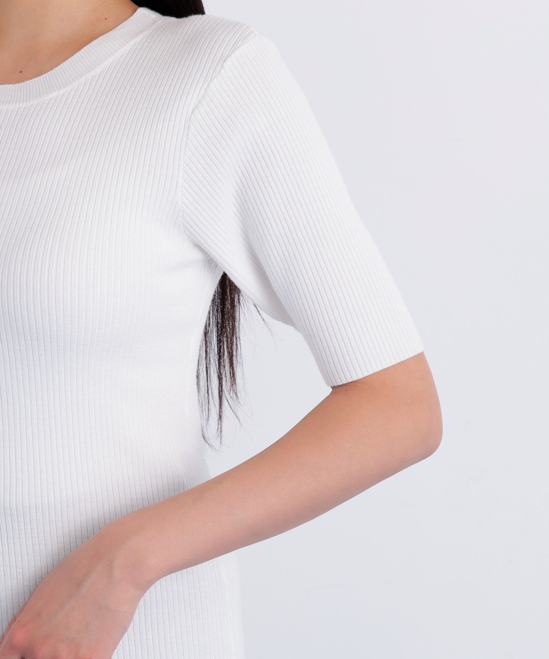  「カッティングニットプルオーバー」|ニット・セーター|