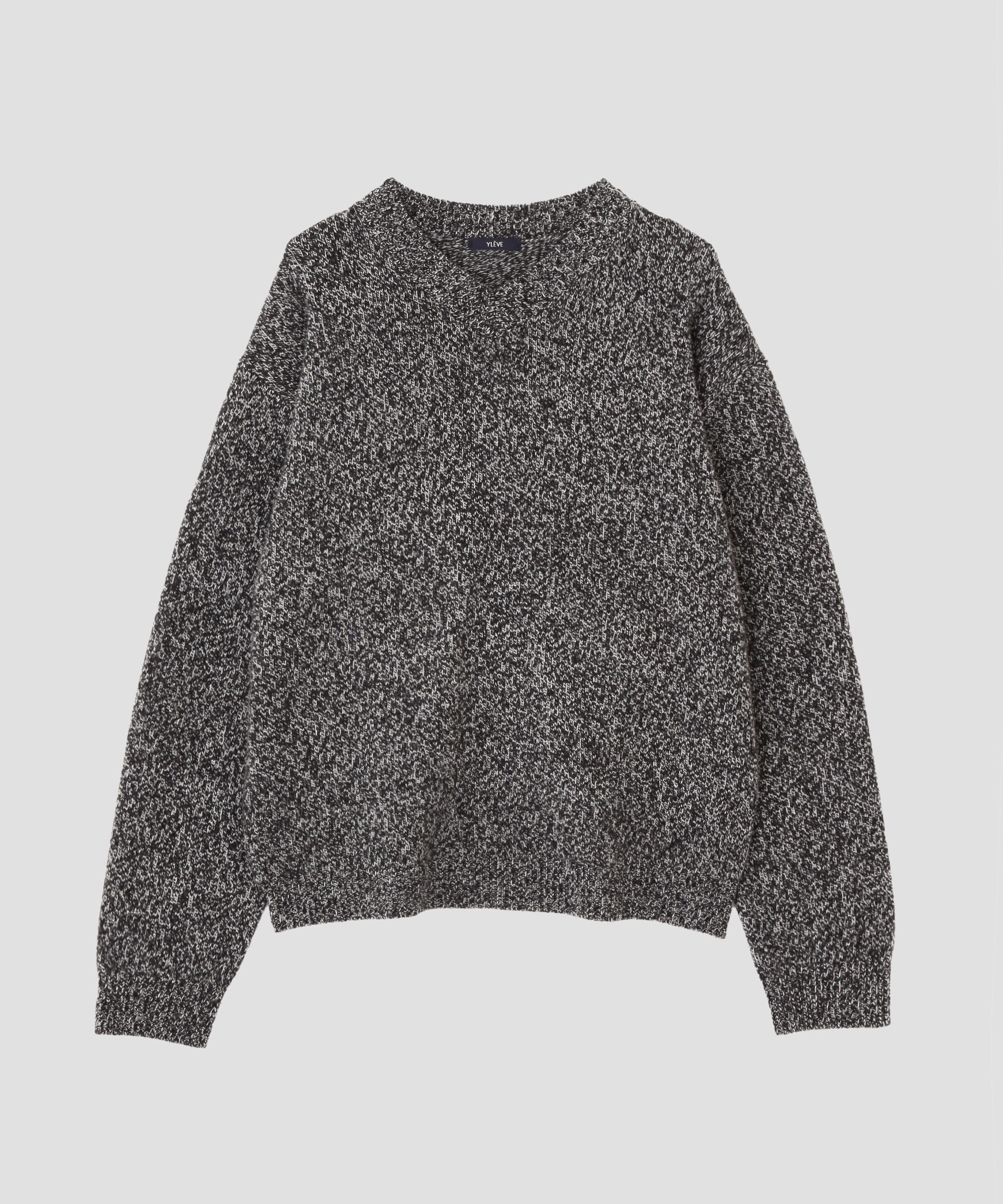 YLEVE 「YLEVE / WOOL CASHMERE MELANGE KNIT V NECK PULL OVER」|ニット・セーター|