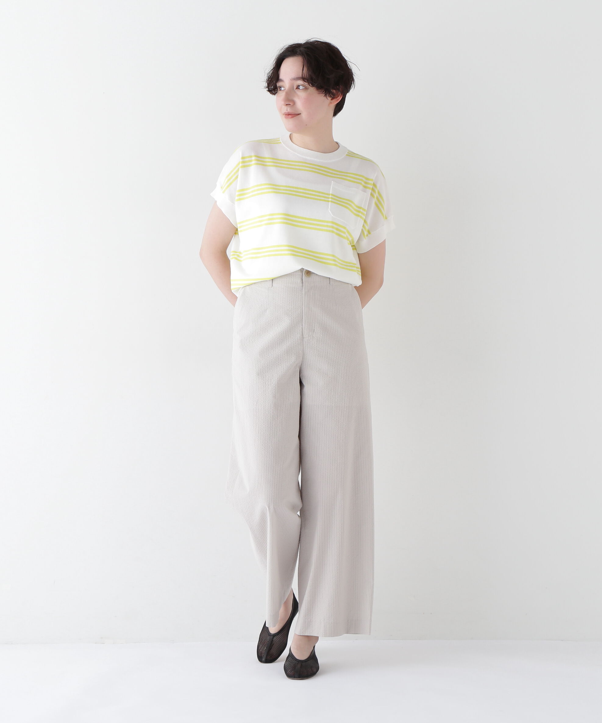  「◆リネンタック入りバギーパンツ」|その他|