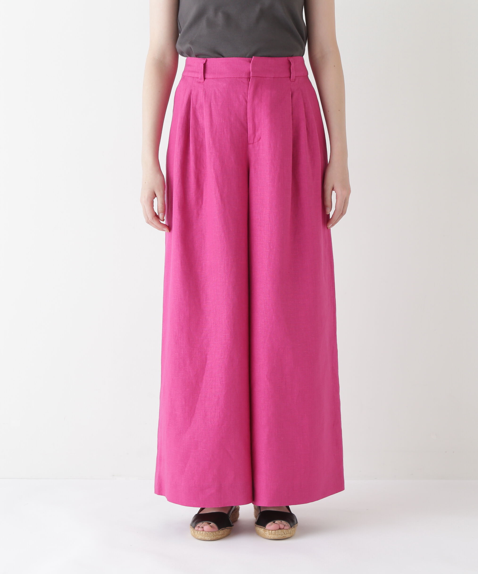  「◆リネンタック入りバギーパンツ」|その他|