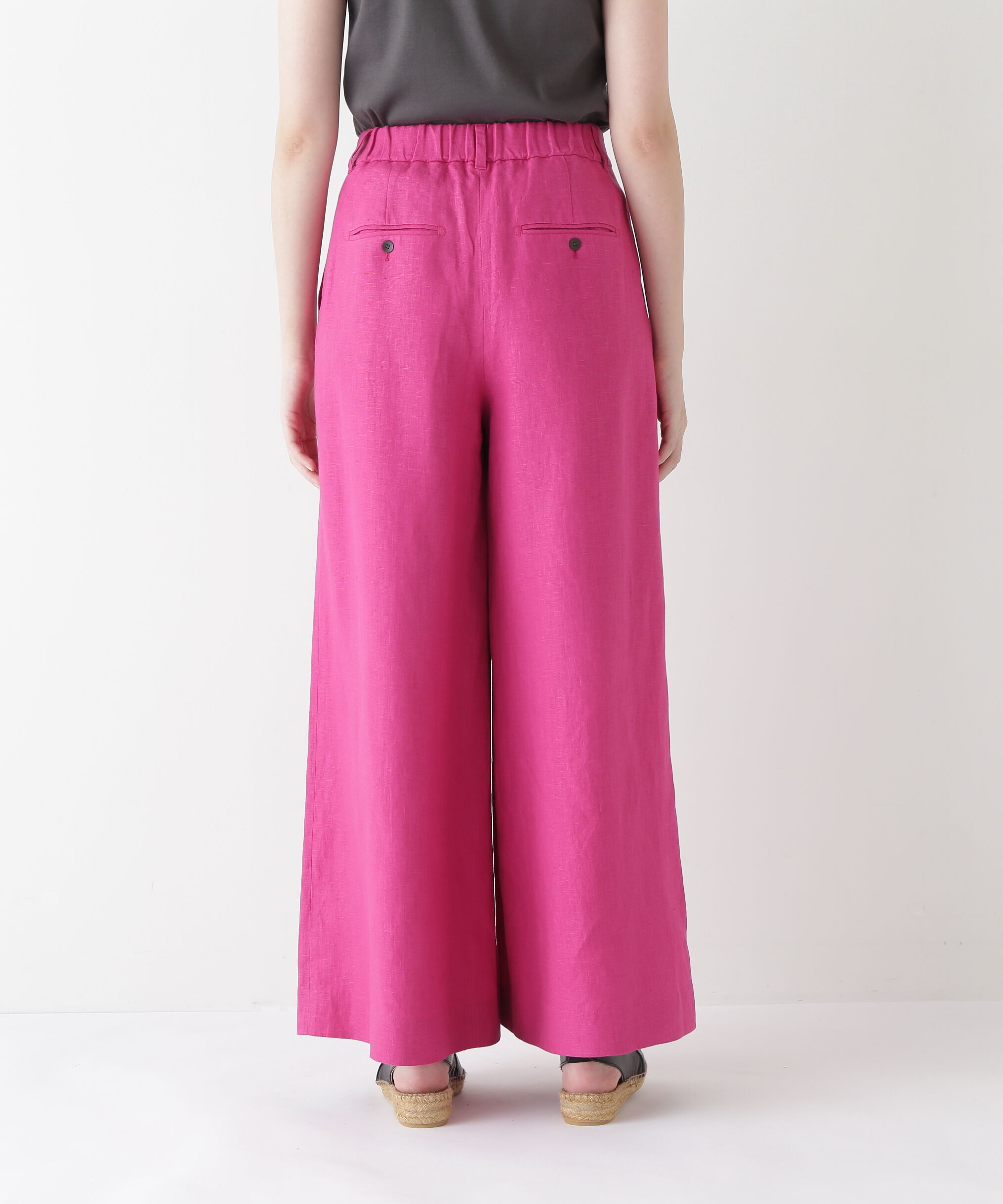  「◆リネンタック入りバギーパンツ」|その他|