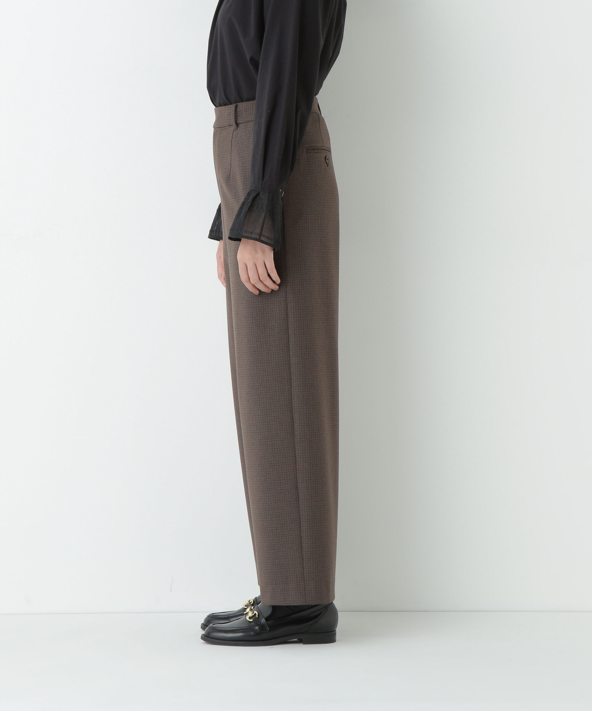  「≪ウォーム素材≫裏起毛セミワイドパンツ」|その他|