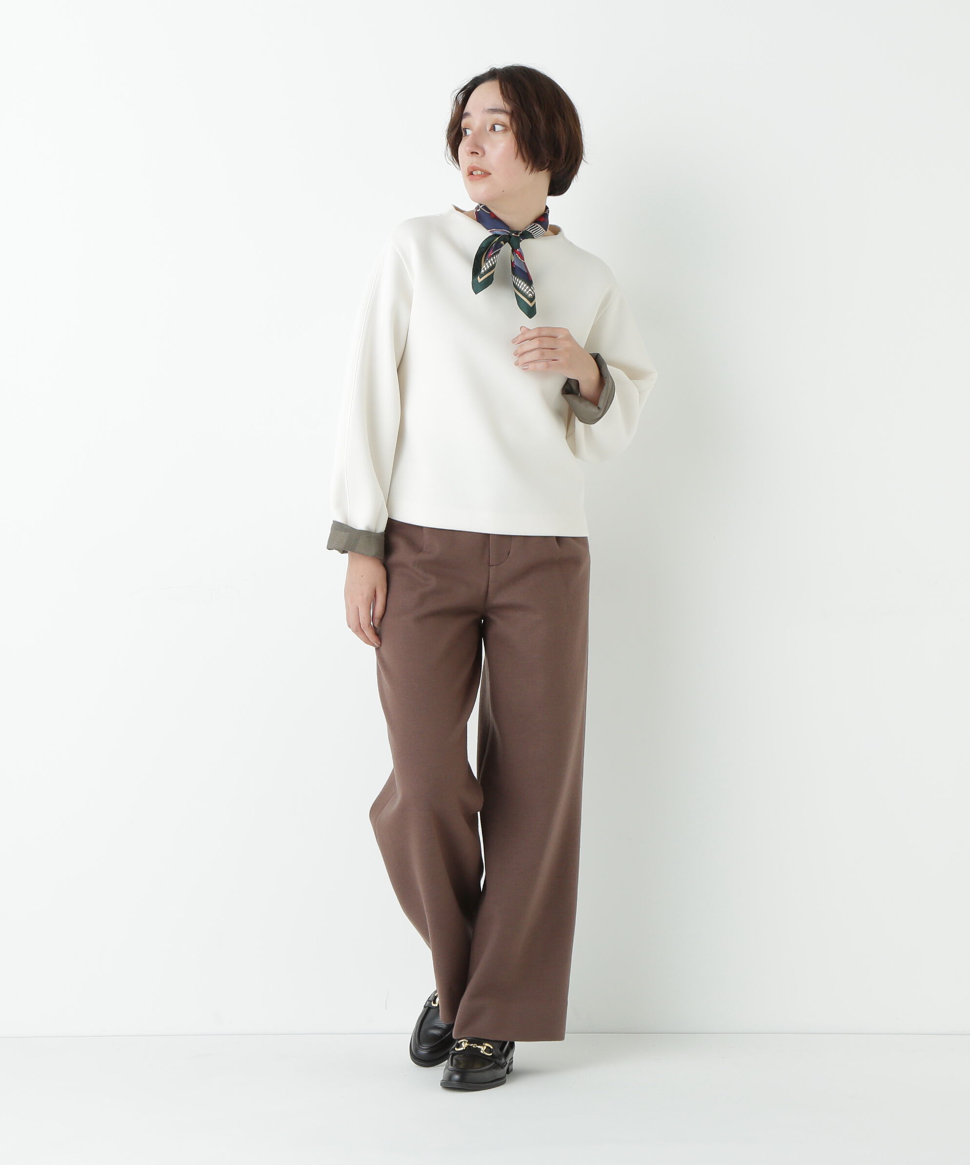  「チェックドッキングダンボールプルオーバー」|Tシャツ・カットソー|