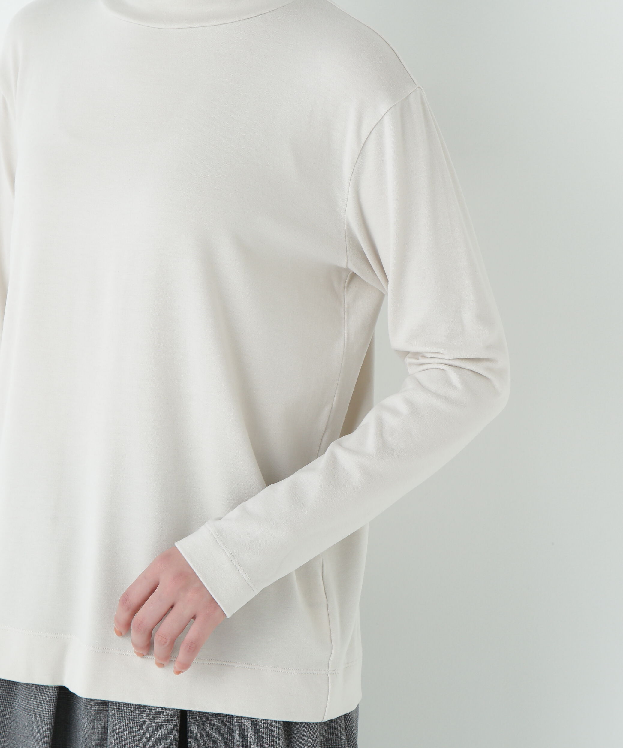  「≪ウォーム素材≫コットンウォームカットソー」|Tシャツ・カットソー|