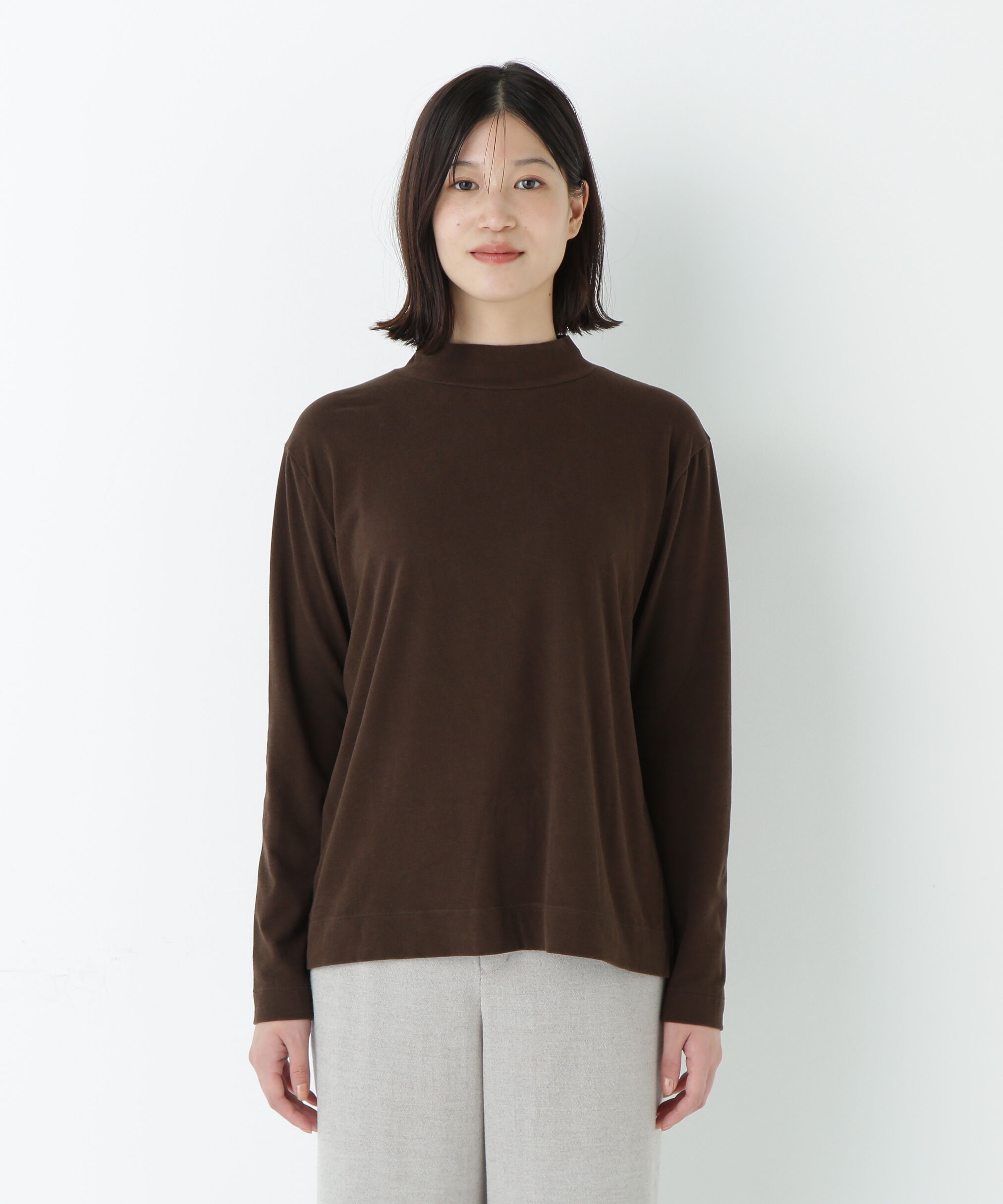  「≪ウォーム素材≫コットンウォームカットソー」|Tシャツ・カットソー|