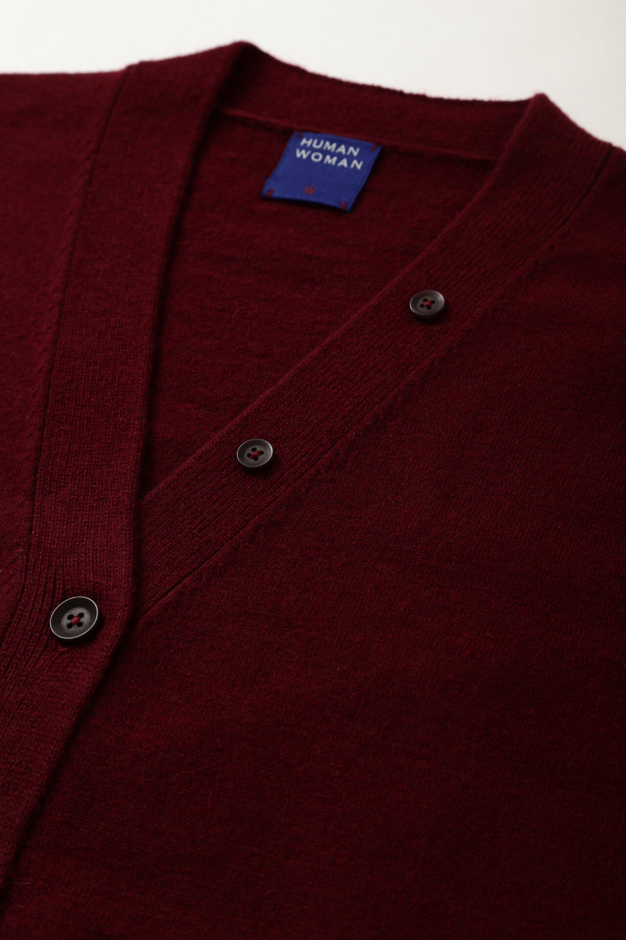  「ライン入りＶネックカーディガン」|ニット・セーター|