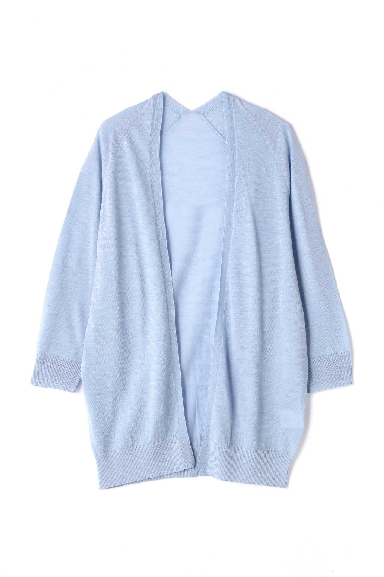  「ラミーハイゲージ長丈はおり」|ニット・セーター|