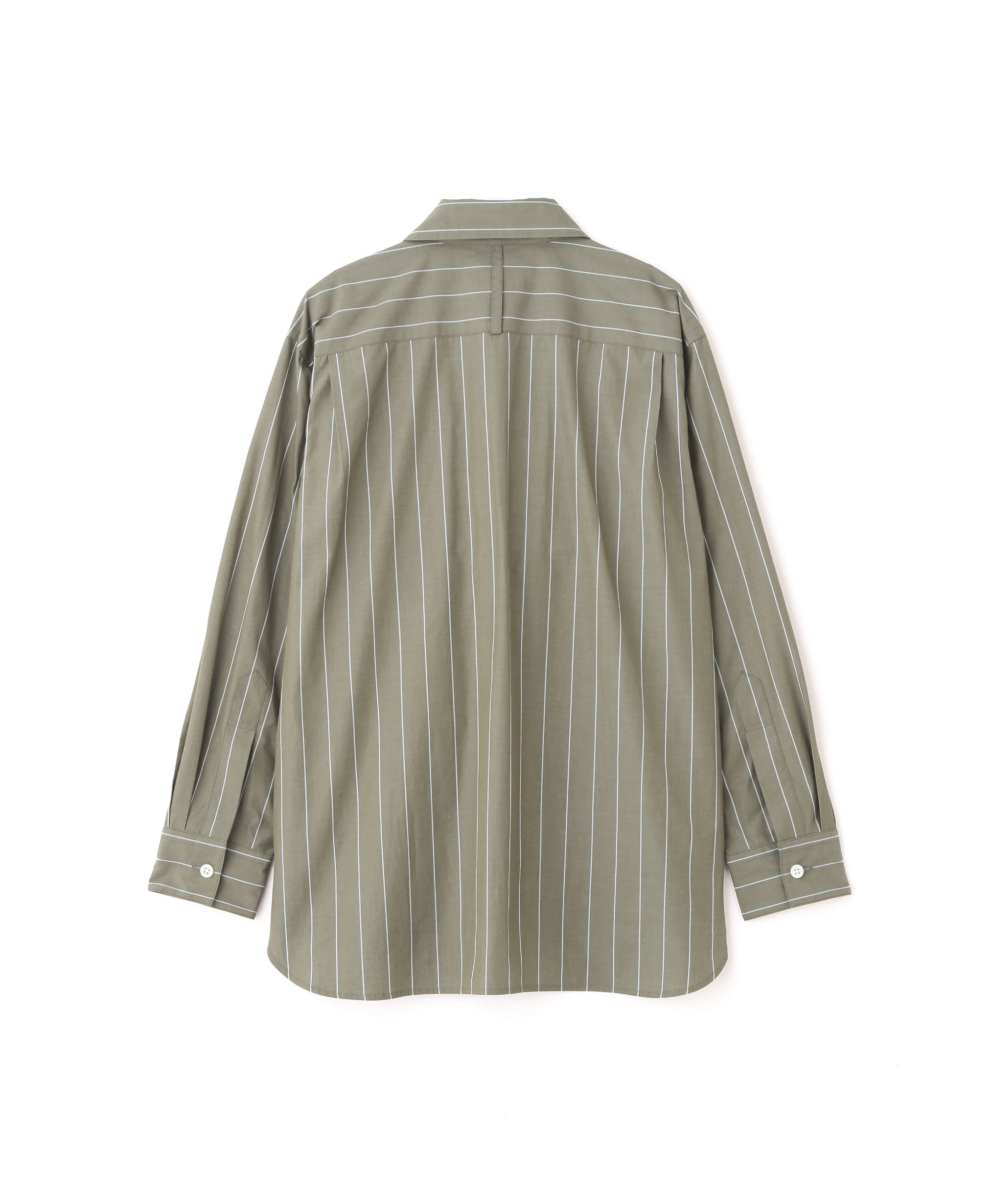  「WIDE STRIPE COTTON SHIRT」|シャツ・ブラウス|