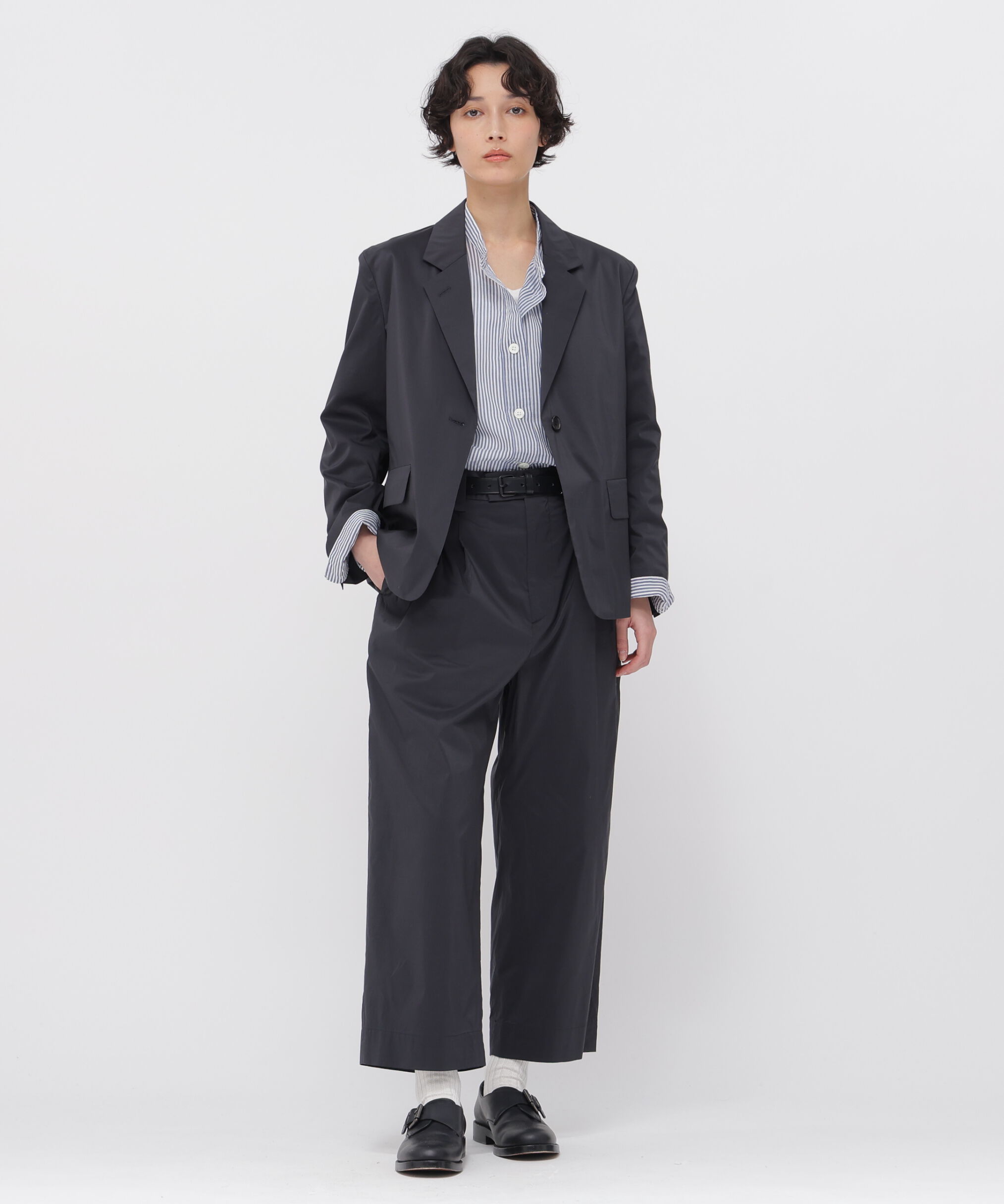  「FINE STRIPE COTTON SILK TROUSERS」|その他|