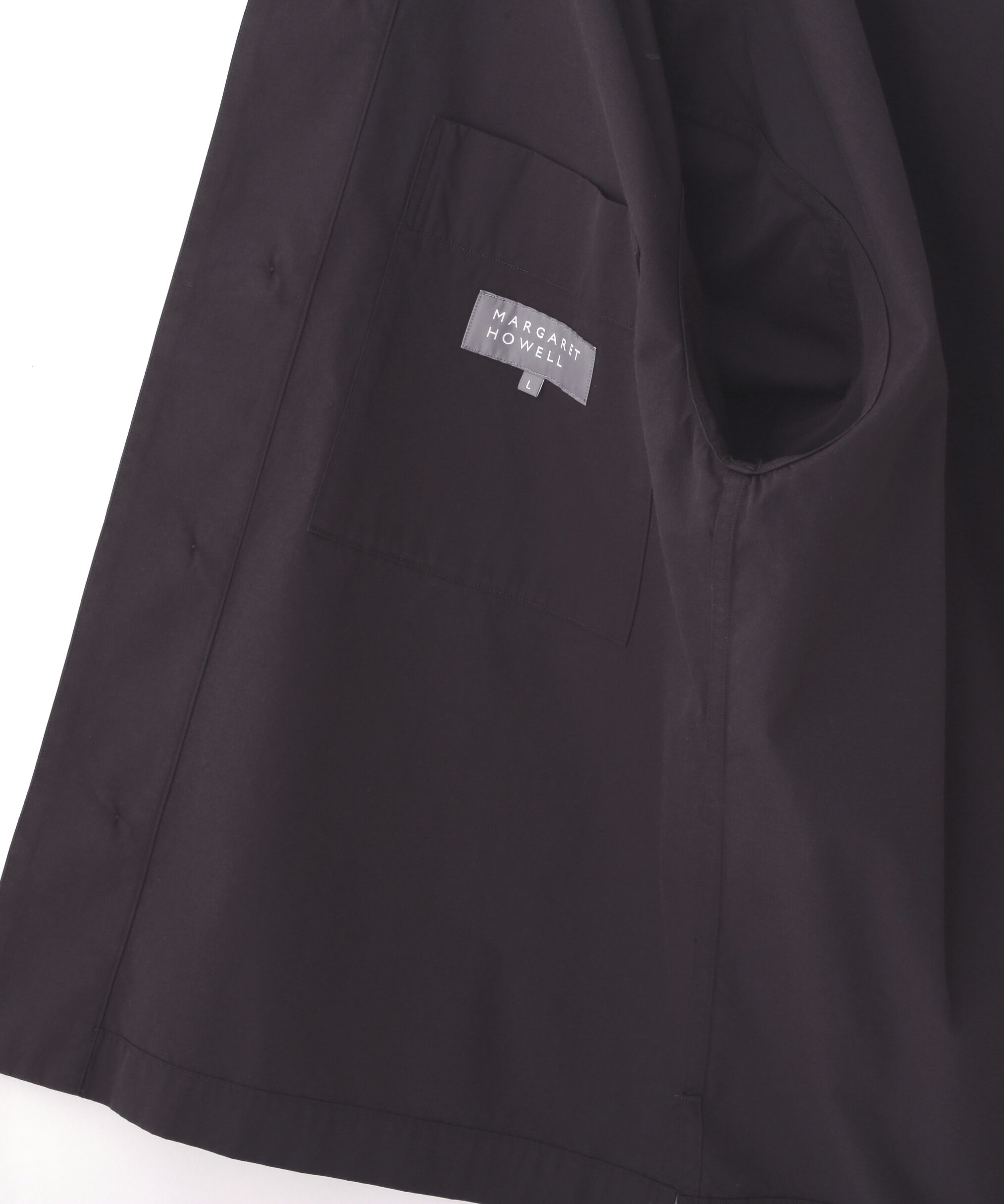 MARGARET HOWELL「COTTON SILK PLAINWEAVE BLOUSON」|ブルゾン・スタジャン|