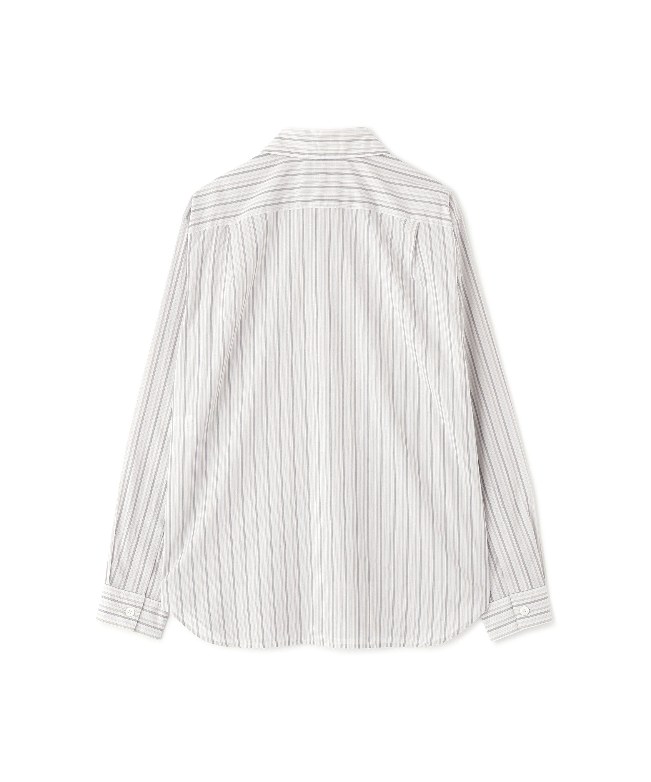 MARGARET HOWELL「COTTON SILK STRIPE SHIRT」|シャツ・ブラウス|