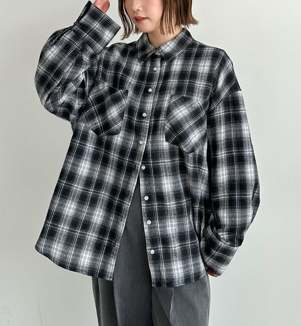 archives「チェックミドルネルシャツ」|シャツ・ブラウス|