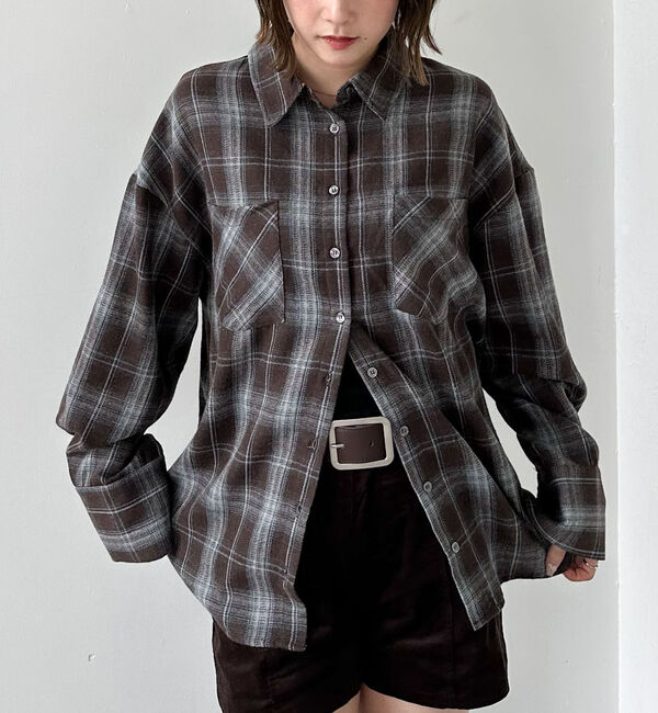 archives「チェックミドルネルシャツ」|シャツ・ブラウス|