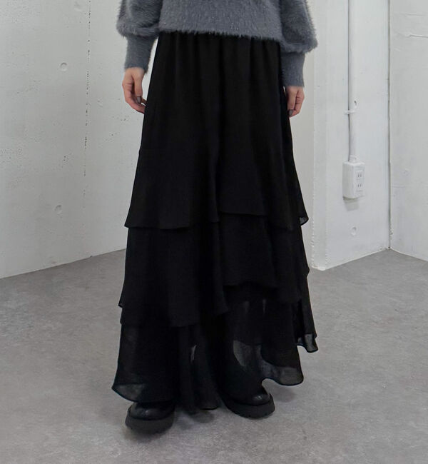 archives「ドットアソートフリルティアードスカート」|スカート|