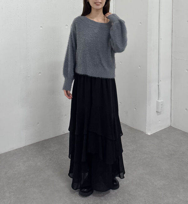 archives「ドットアソートフリルティアードスカート」|スカート|