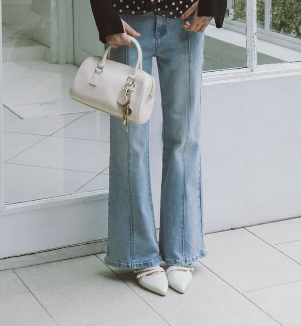 archives「オーバーダイタイトフレアストレッチデニム」|デニム|