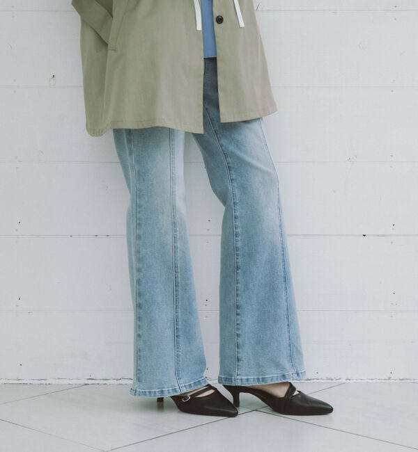 archives「オーバーダイタイトフレアストレッチデニム」|デニム|