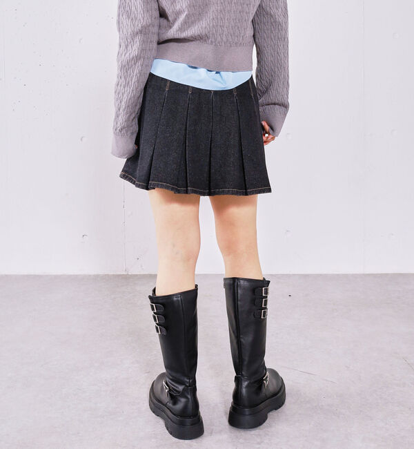 archives「デニムプリーツミニスカート」|スカート|