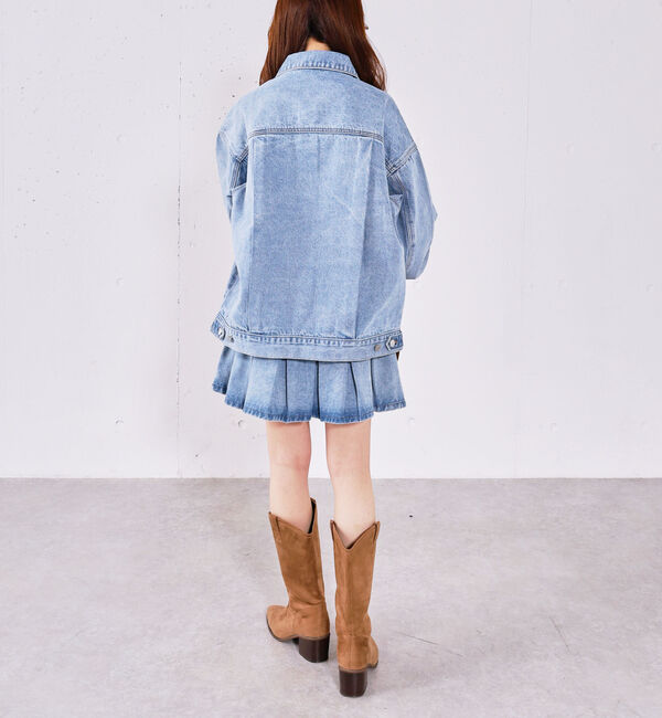 archives「デニムプリーツミニスカート」|スカート|