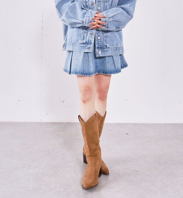 archives「デニムプリーツミニスカート」|スカート|