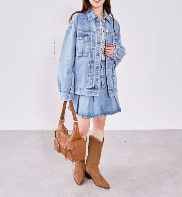 archives「デニムプリーツミニスカート」|スカート|