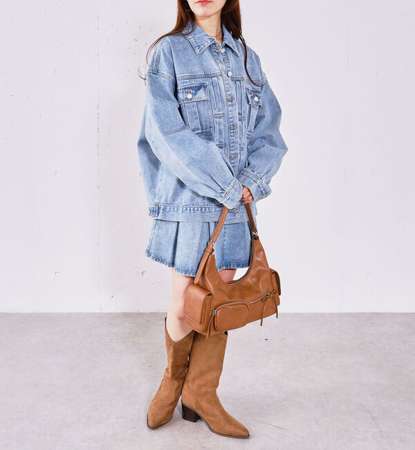 archives「デニムプリーツミニスカート」|スカート|