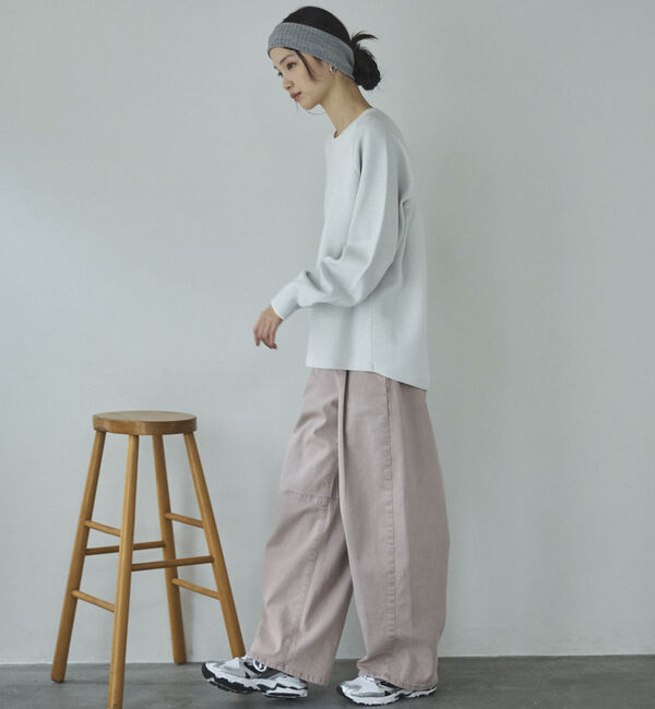 Doux archives「ラメ混スウェットライクニット」|ニット・セーター|