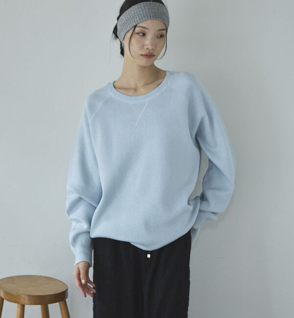 Doux archives「ラメ混スウェットライクニット」|ニット・セーター|