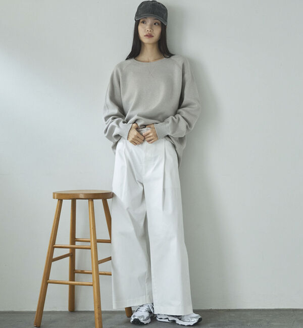 Doux archives「ラメ混スウェットライクニット」|ニット・セーター|