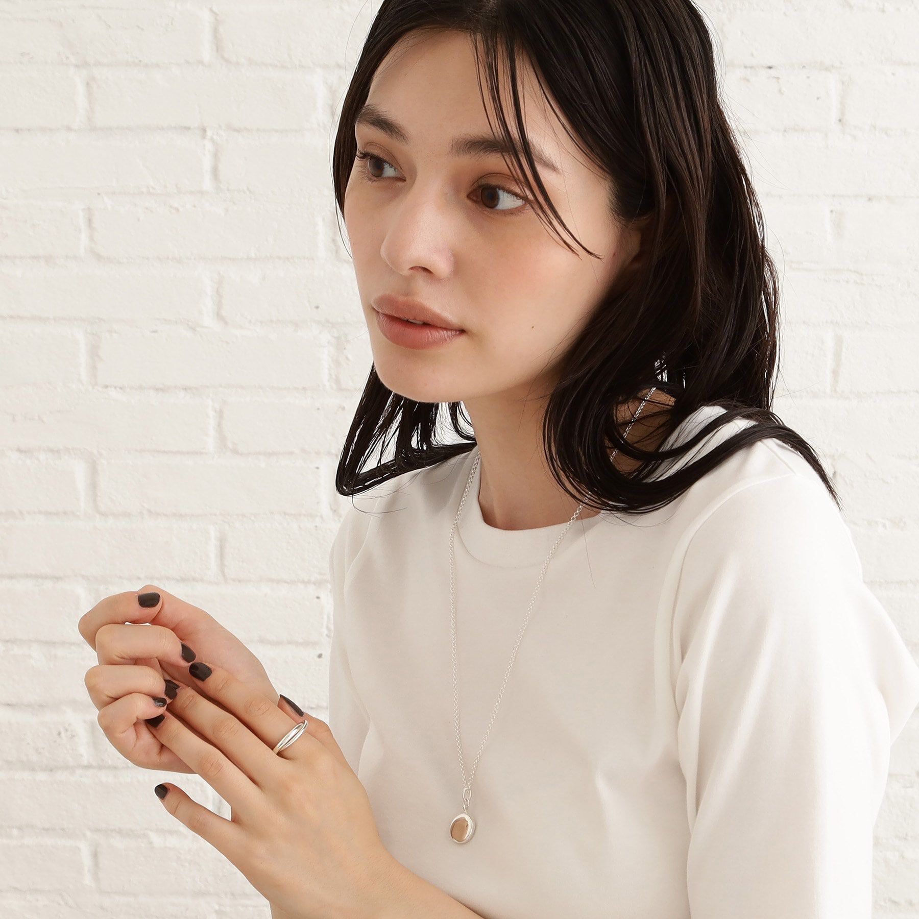 COCOSHNIK ONKITSCH「シルバー バンドリング ダブル」|リング|